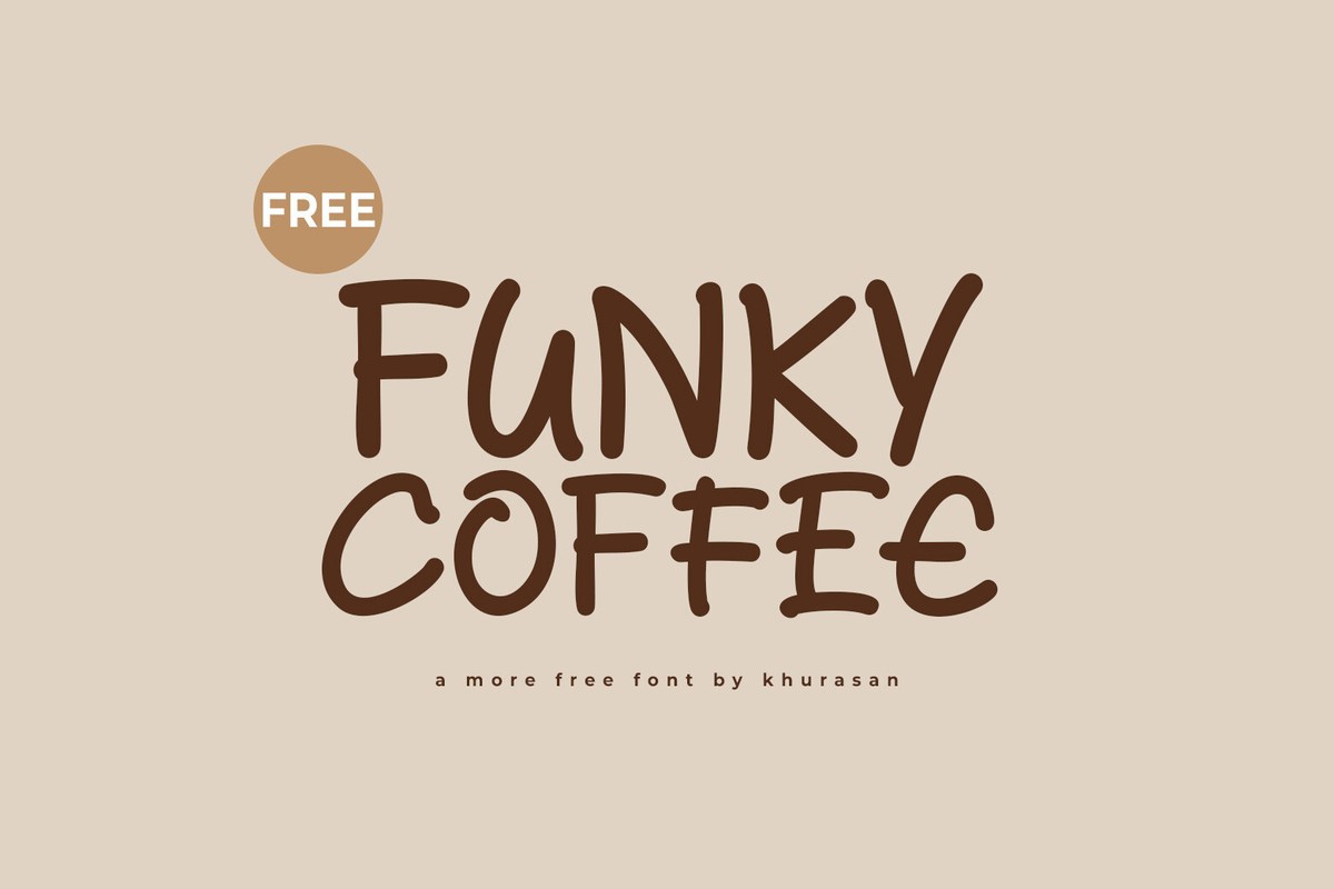 Funky Coffee Font preview