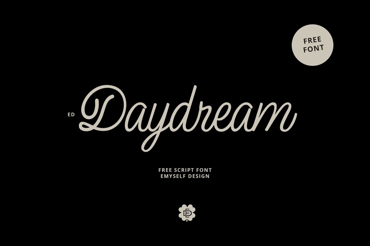 ED Daydream Font preview