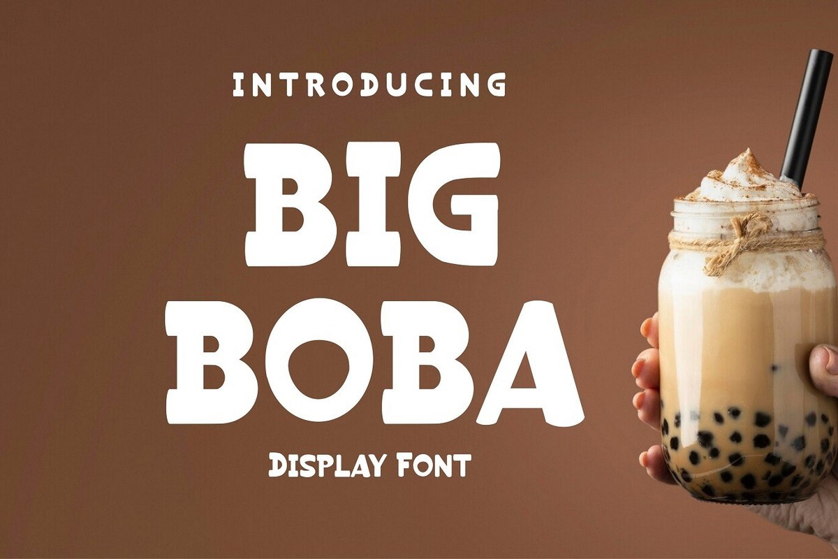 Big Boba Font preview