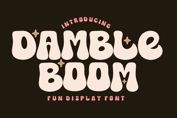 Damble Boom Font preview