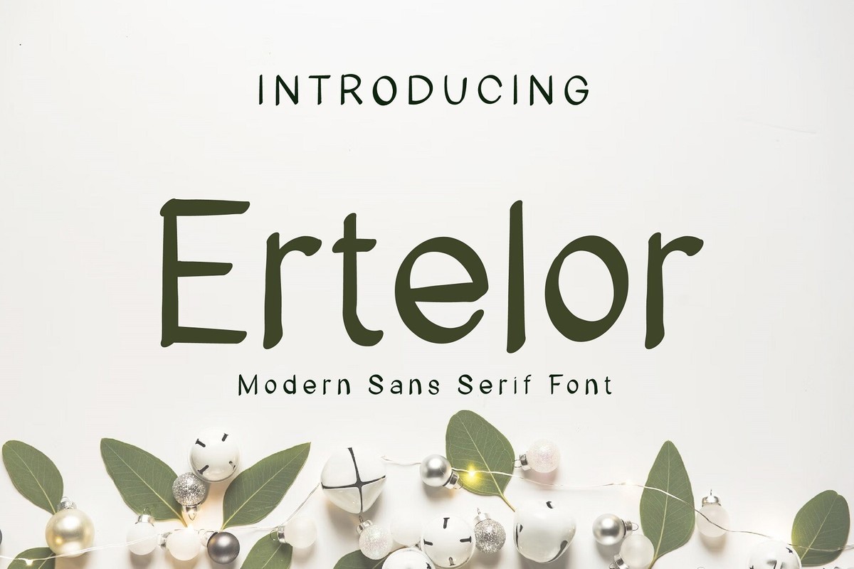 Ertelor Font preview