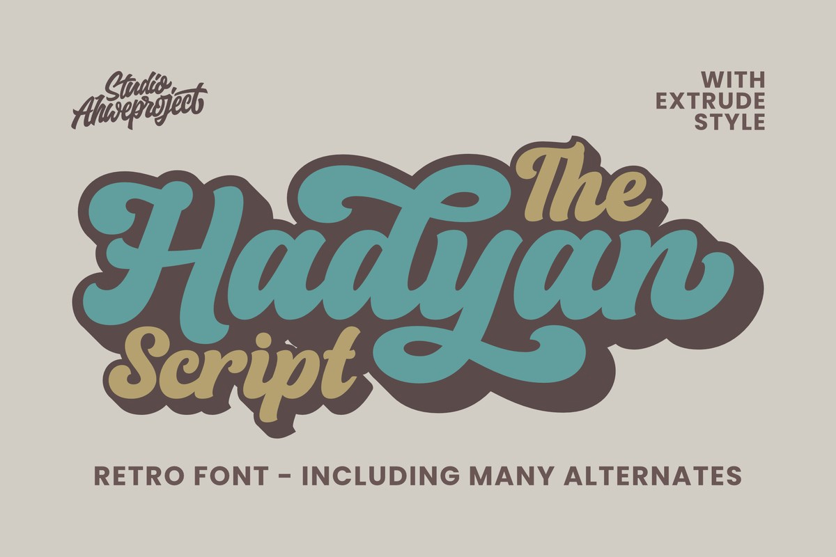 Hadyan Font preview