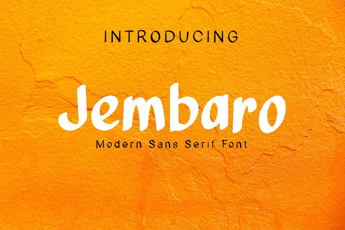 Jembaro Font preview