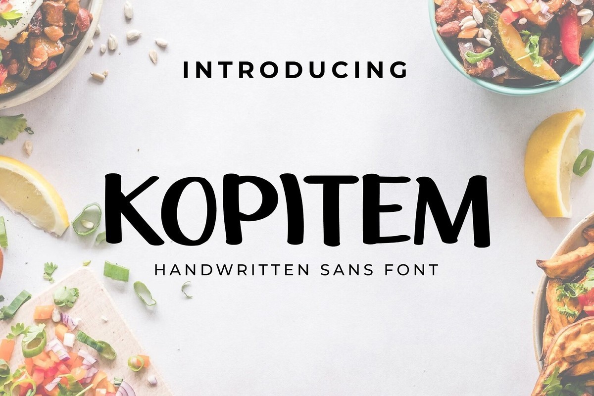 Kopitem Font preview