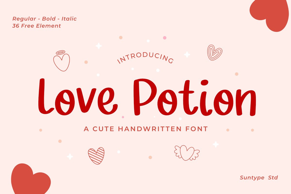 Love Potion Font preview