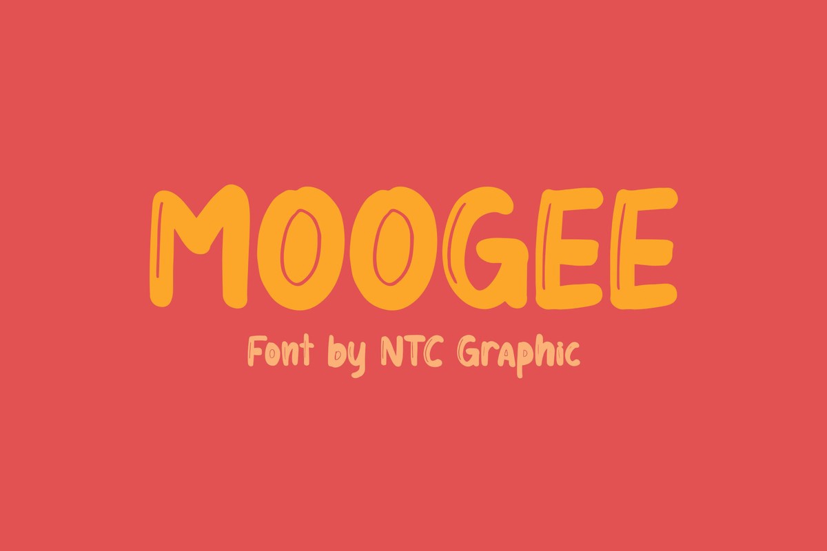 Moogee Font preview