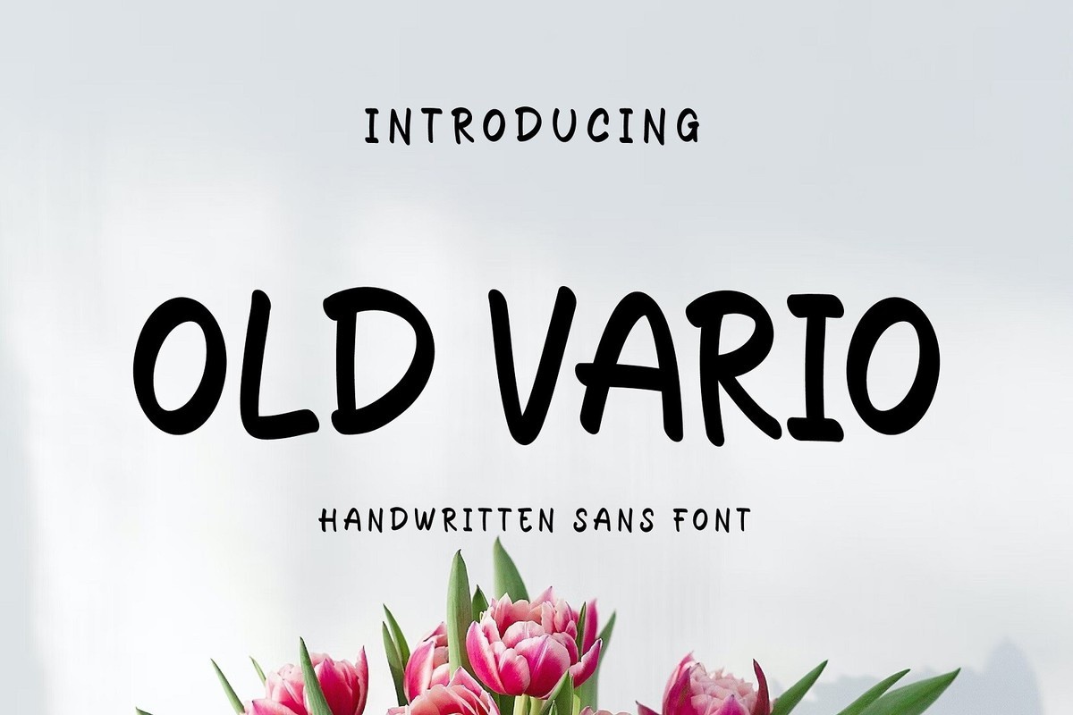 Old Vario Font preview