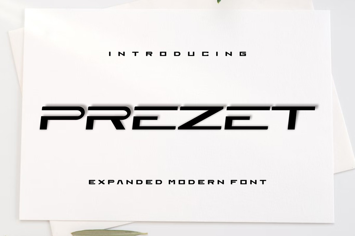 Prezet Font preview