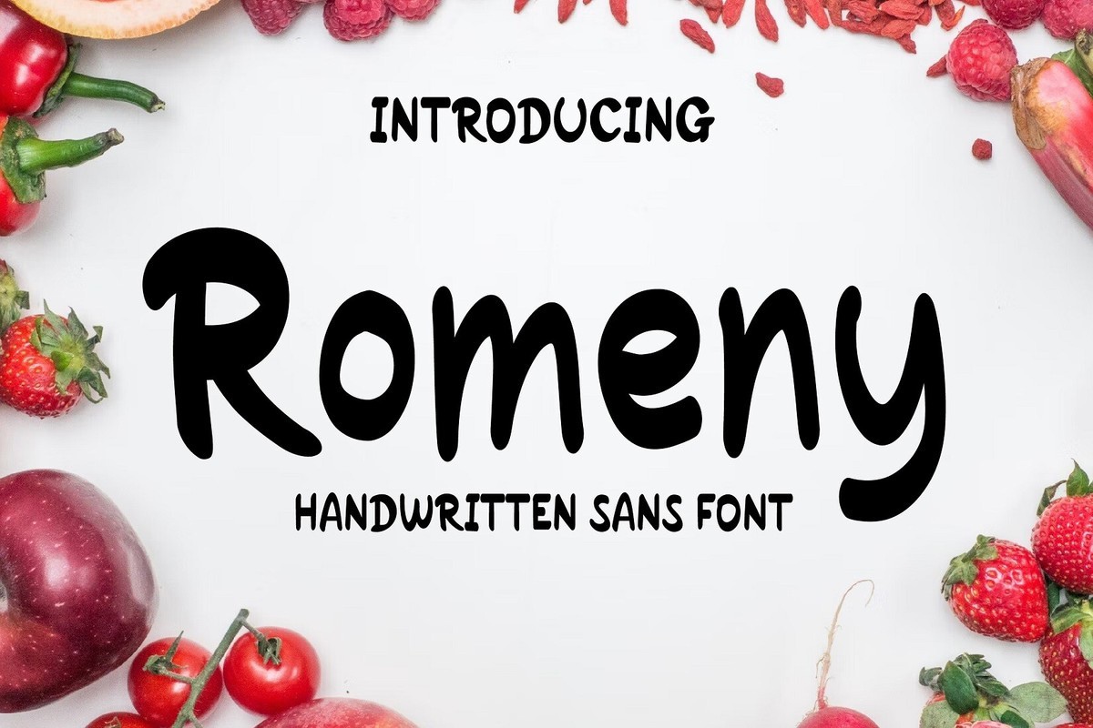 Romeny Font preview