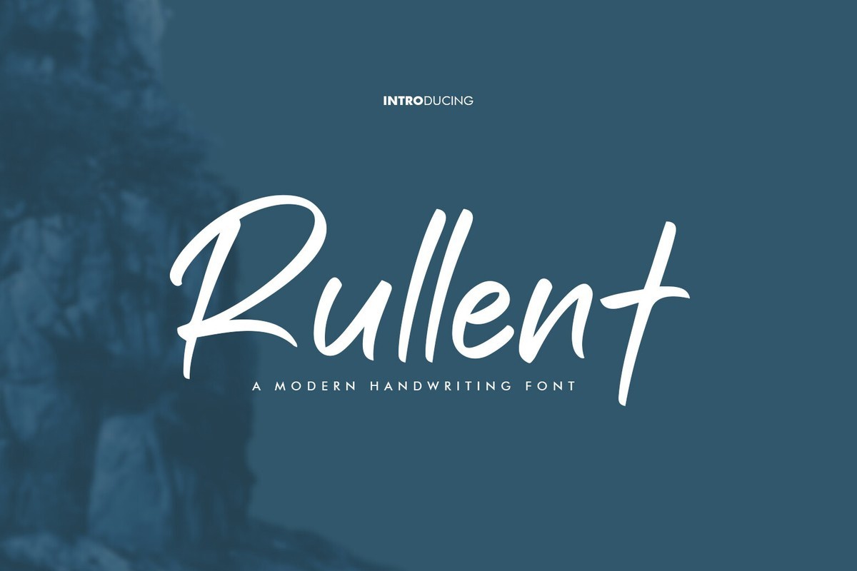 Rullent Font preview