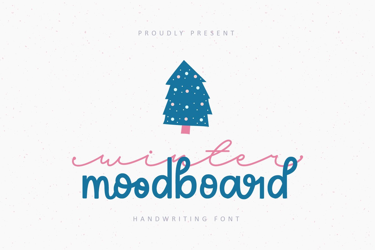 Winter Moodboard Font preview