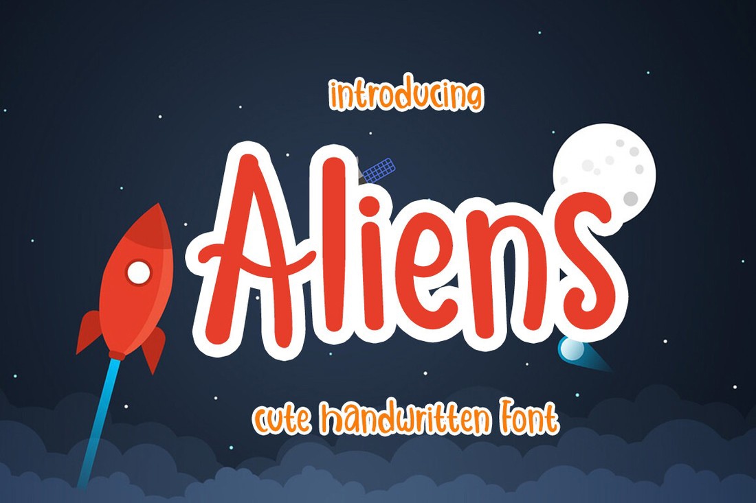 Aliens Font preview