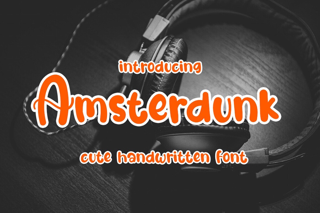 Amsterdunk Font preview