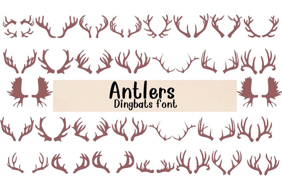 Antlers Font preview