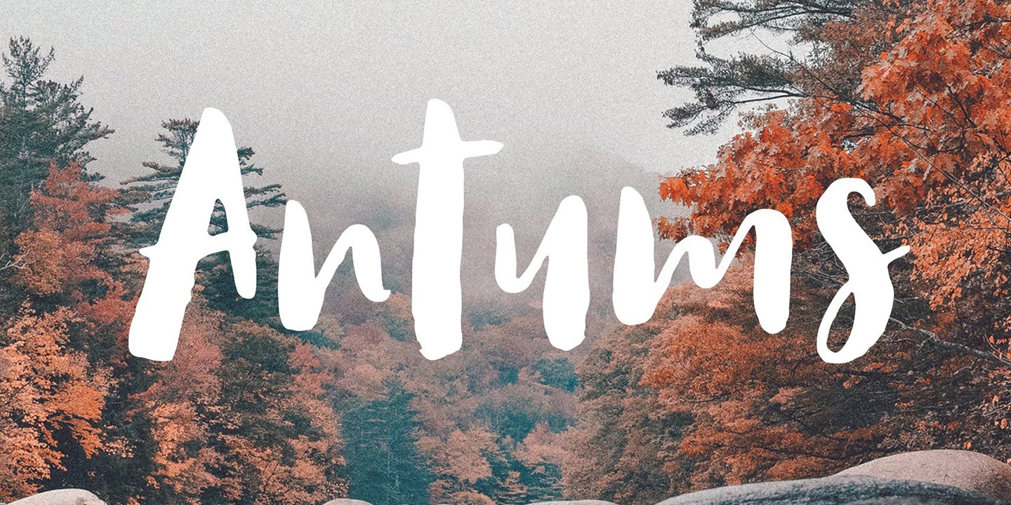 Antums Font preview