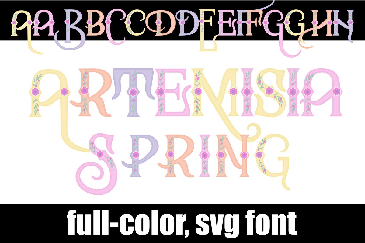 Artemesia Spring CF Font preview