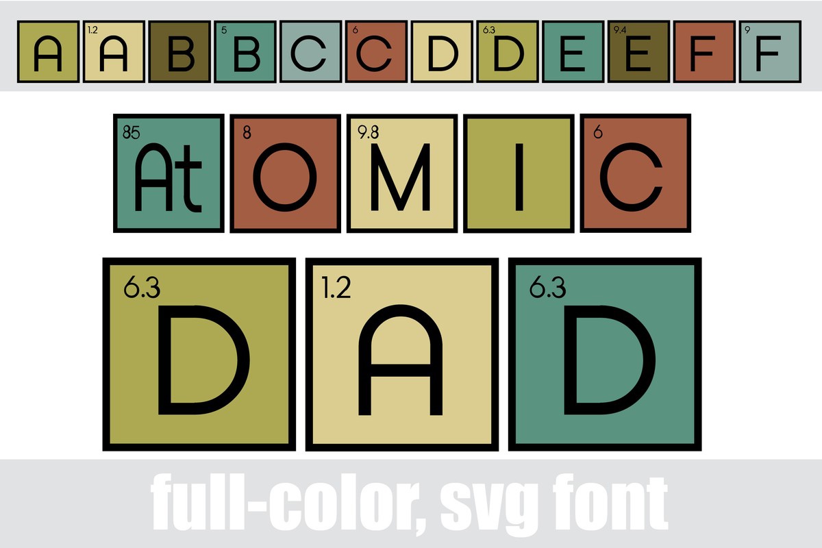 Atomic Dad CF Regular Font preview