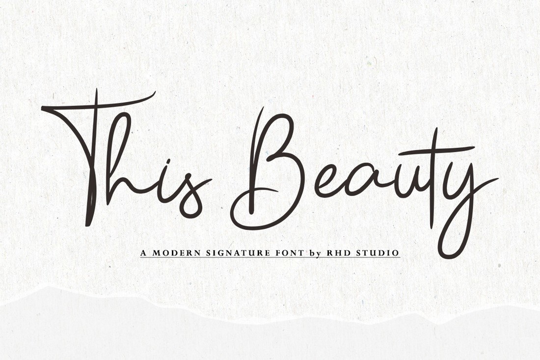 This Beauty Font preview