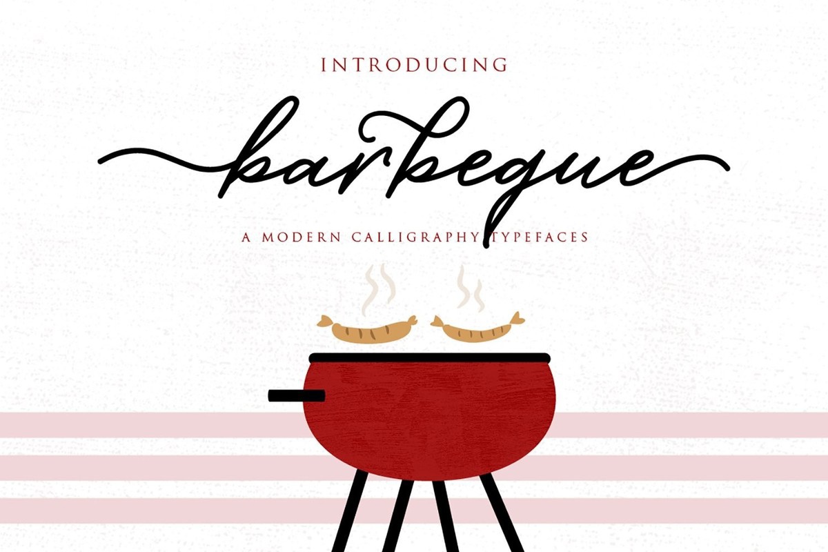 Barbeque Script Font preview