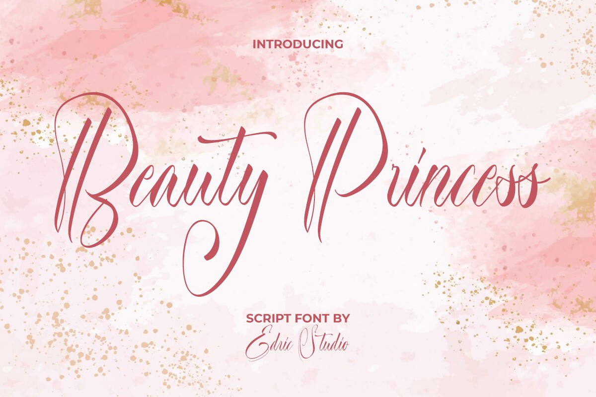 Beauty Princess Font preview