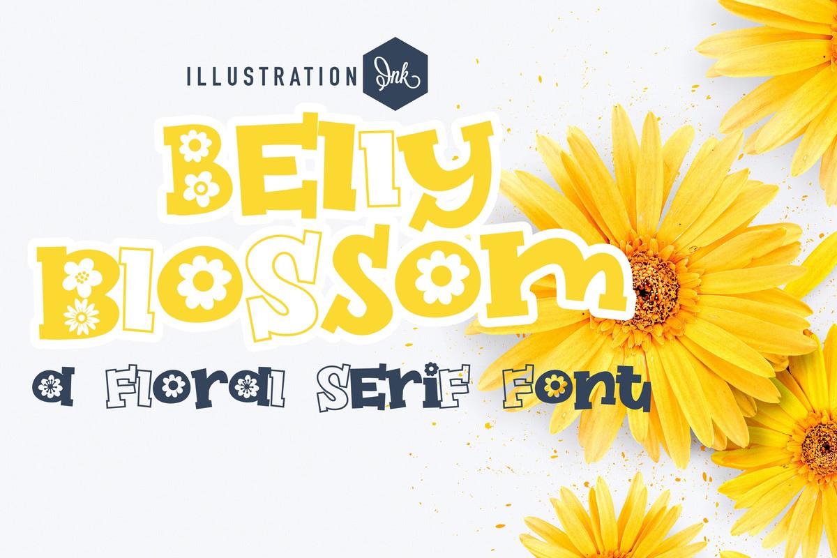 ZP Bellyblossom Font preview