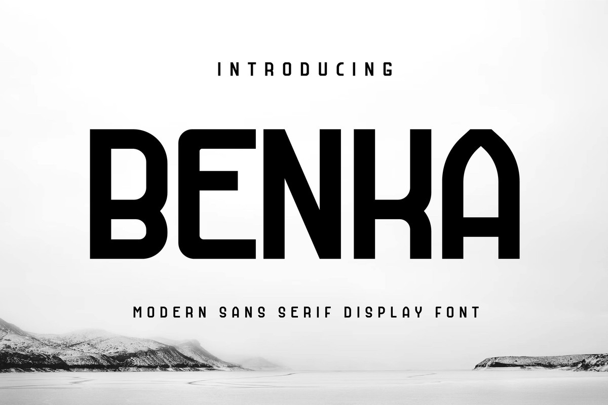 Benka Font preview