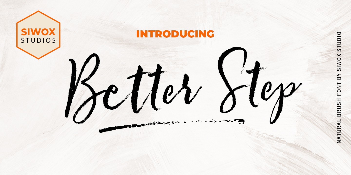 Better Step Font preview