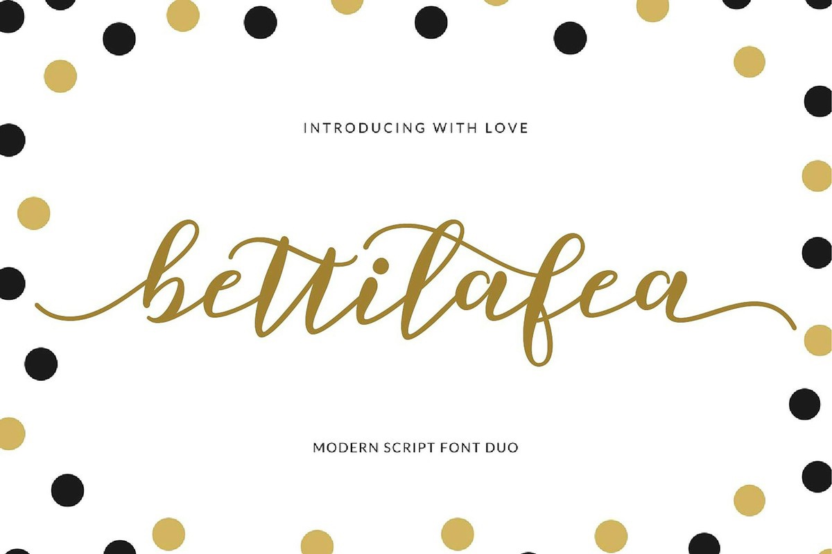 Bettilafea Font preview