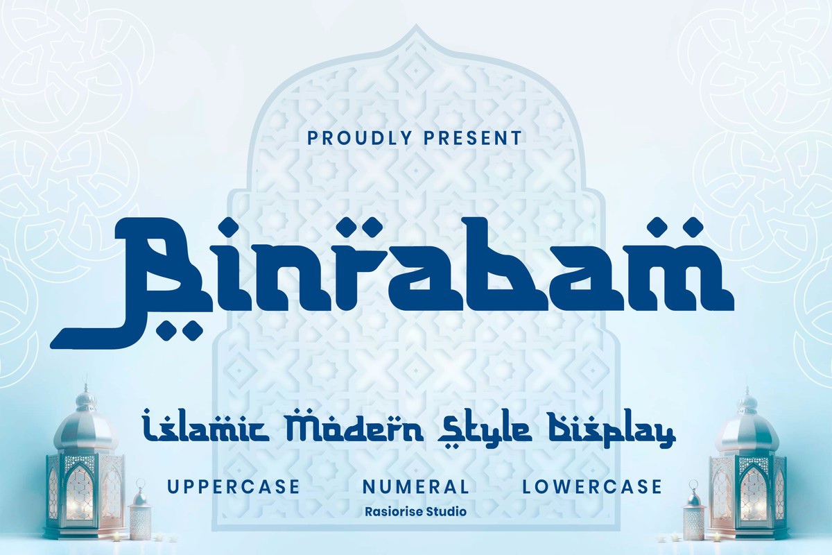 Binrabam Font preview