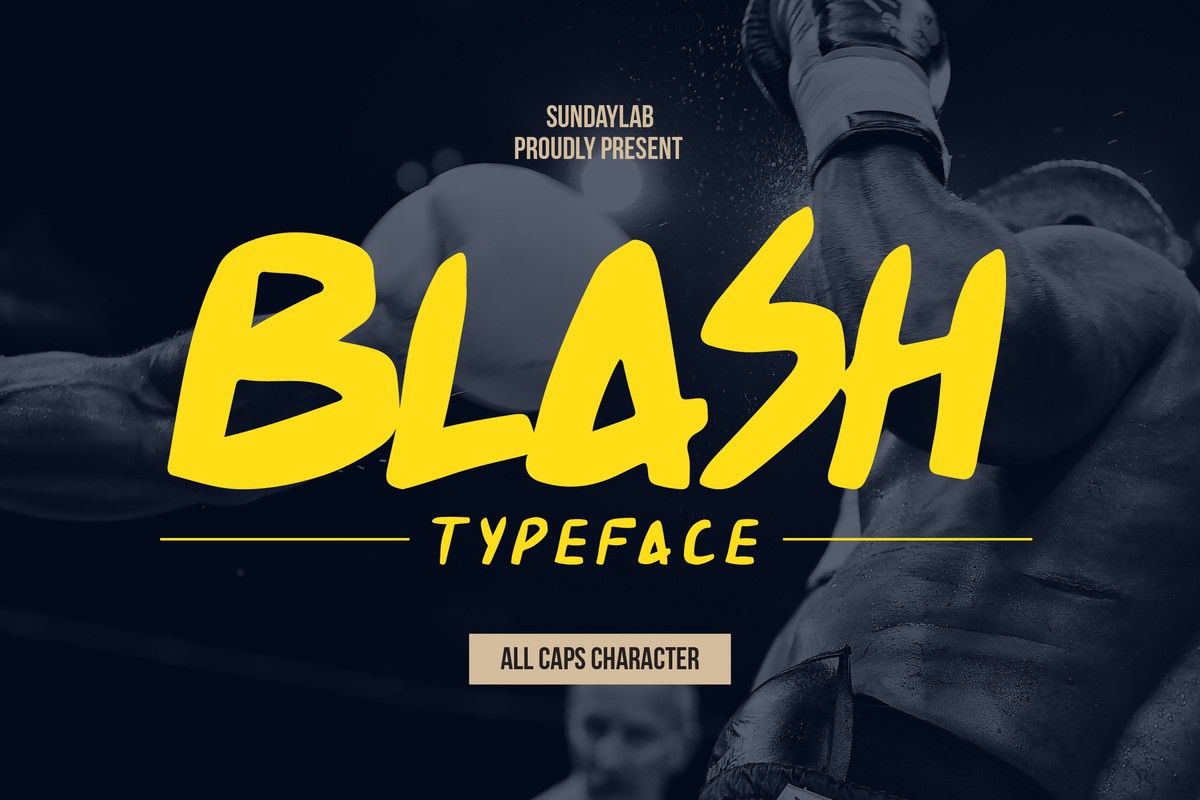 Blash Font preview