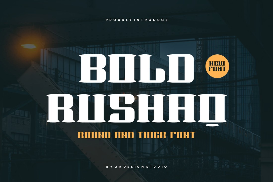 Bold Rushaq Font preview