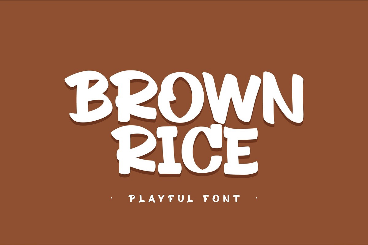 Brown Rice Font preview