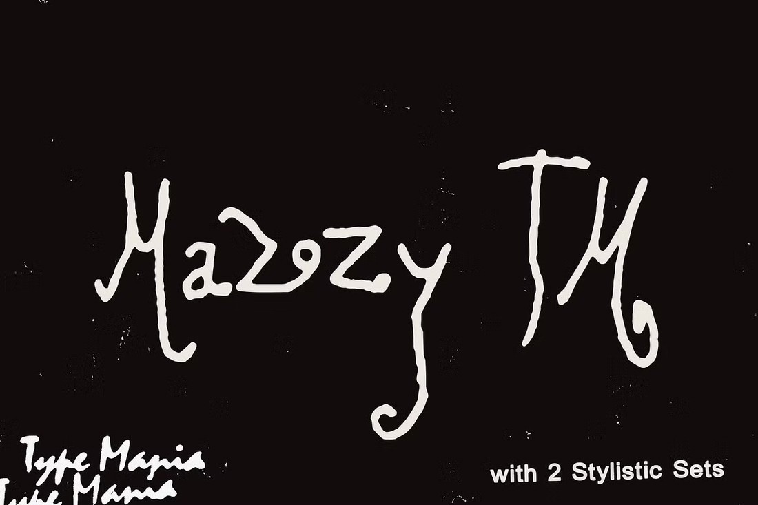 Mazzy TM Font preview