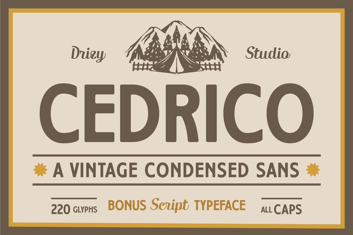 Cedrico Font preview