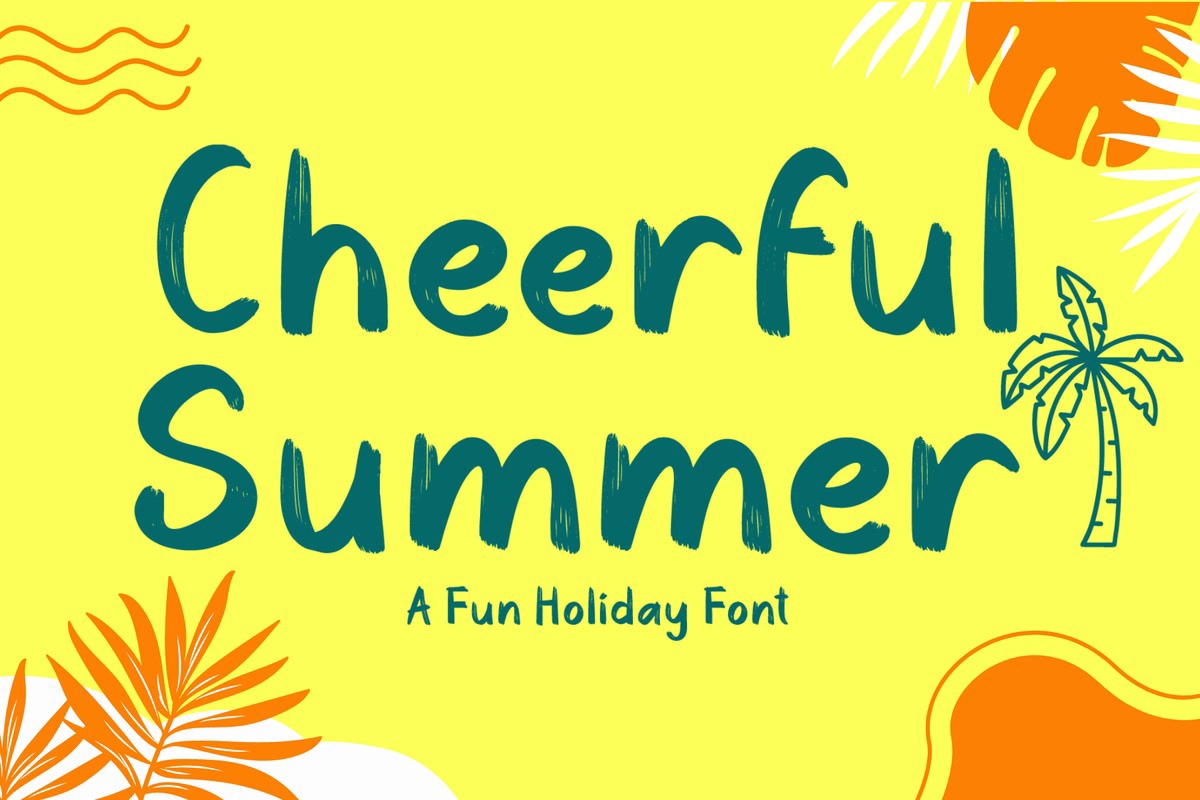 Cheerful Summer Font preview