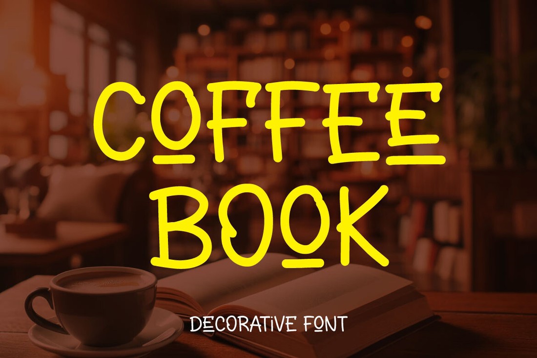 Coffee Book Font preview