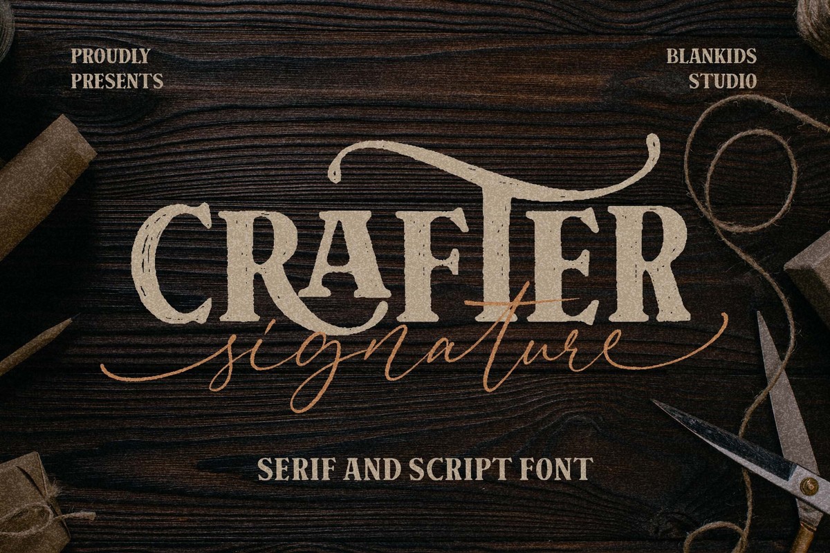 Crafter Signature Font preview