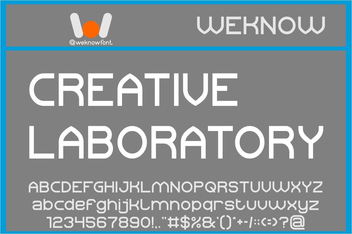 Creative Laboratory Font preview