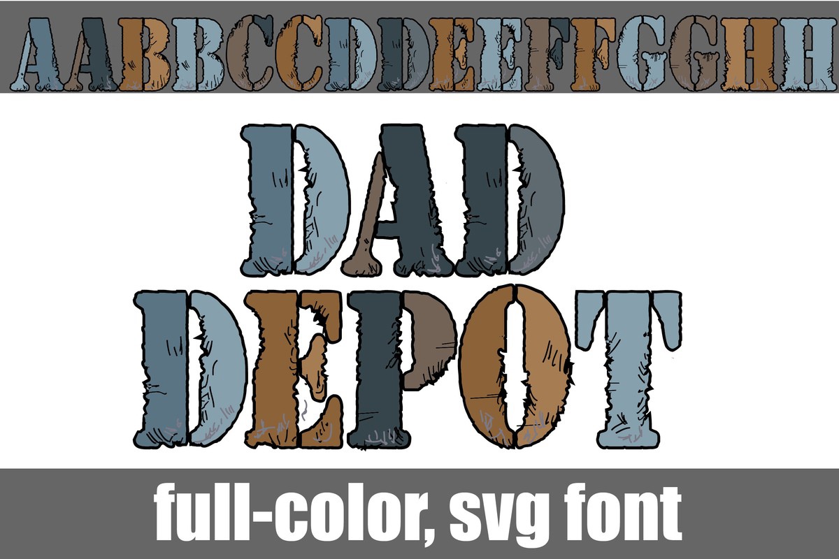 Dad Depot CF Font preview