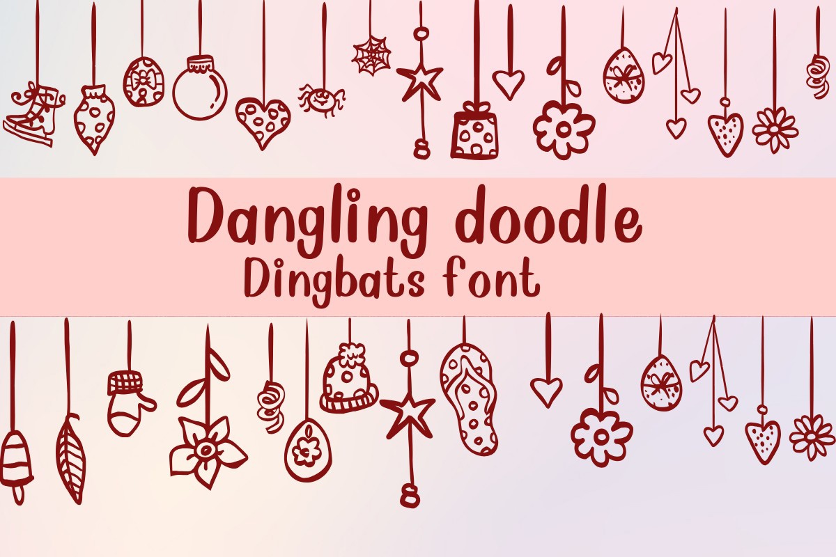 Dangling Doodle Font preview