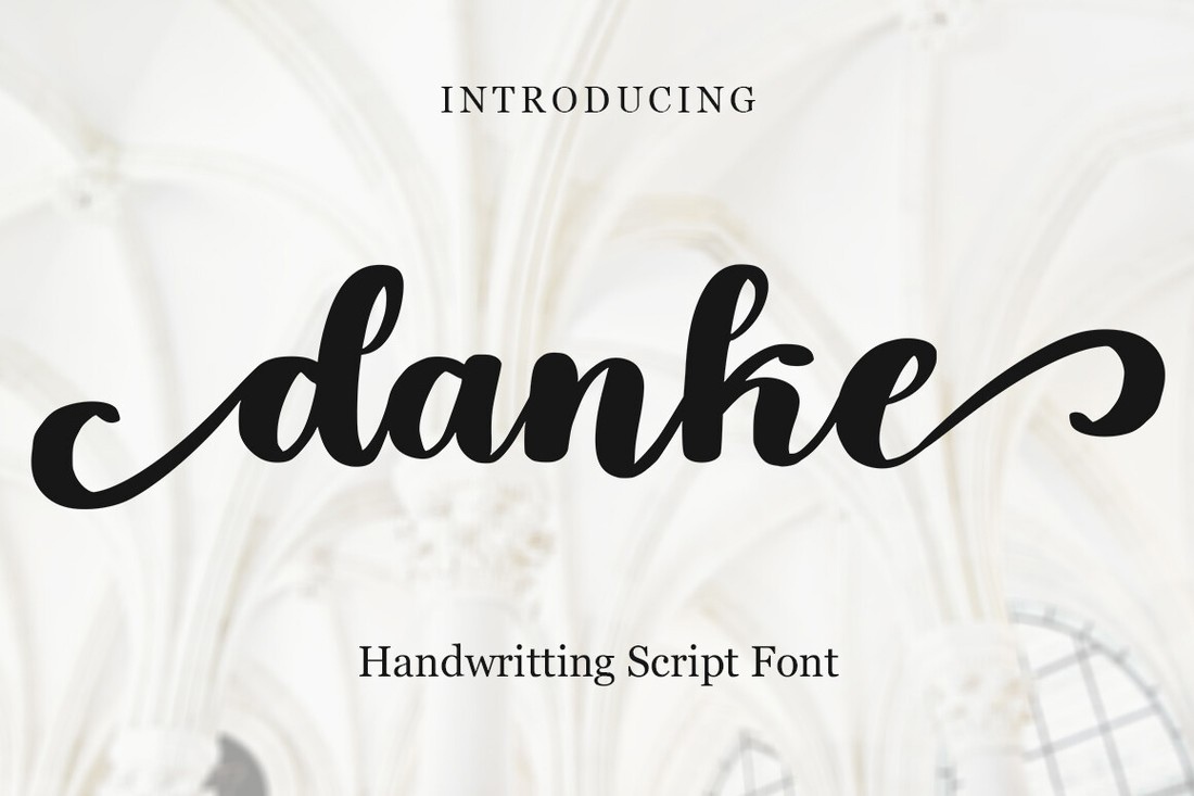 Danke Font preview