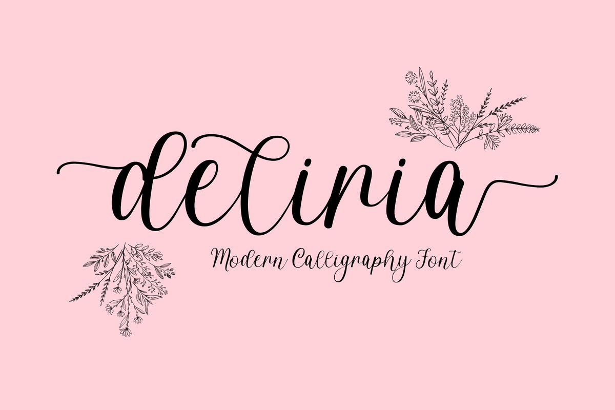 Deliria Font preview