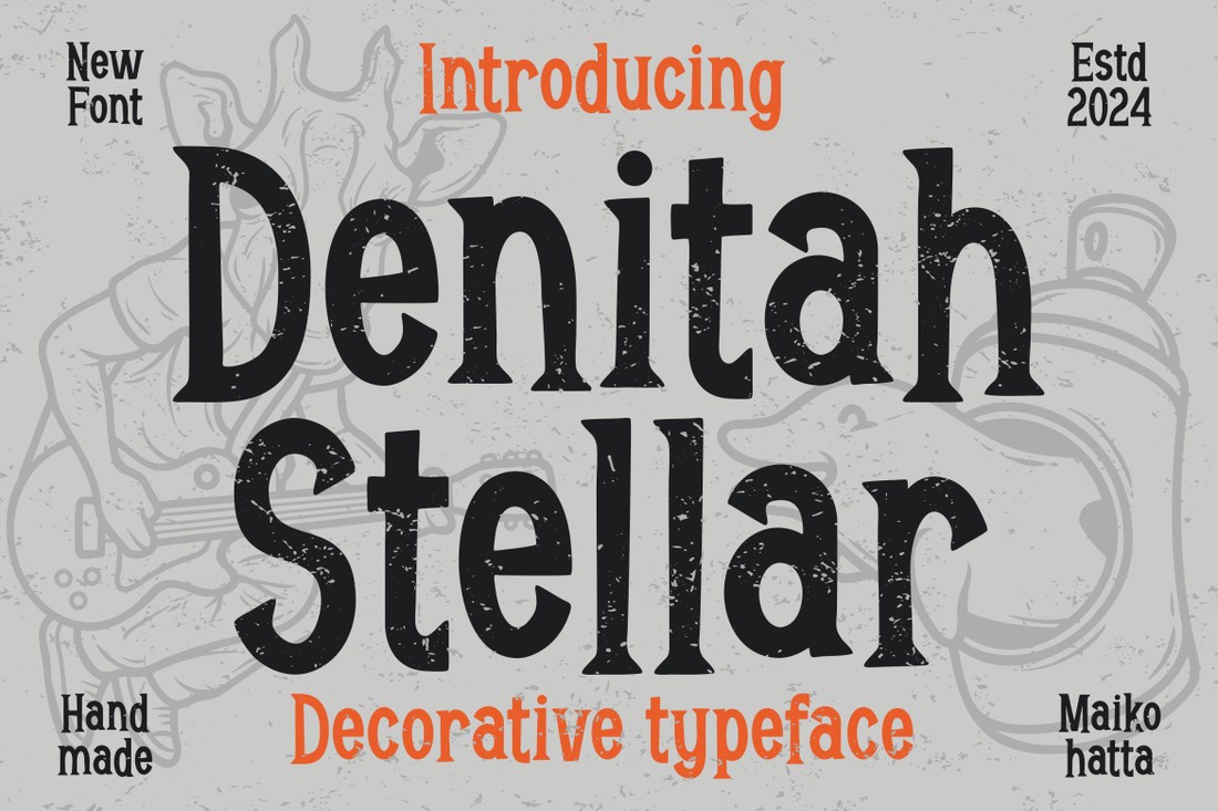 Denitah Stellar Font preview