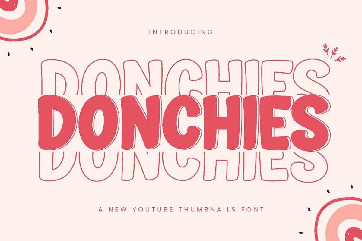 Donchies Font preview