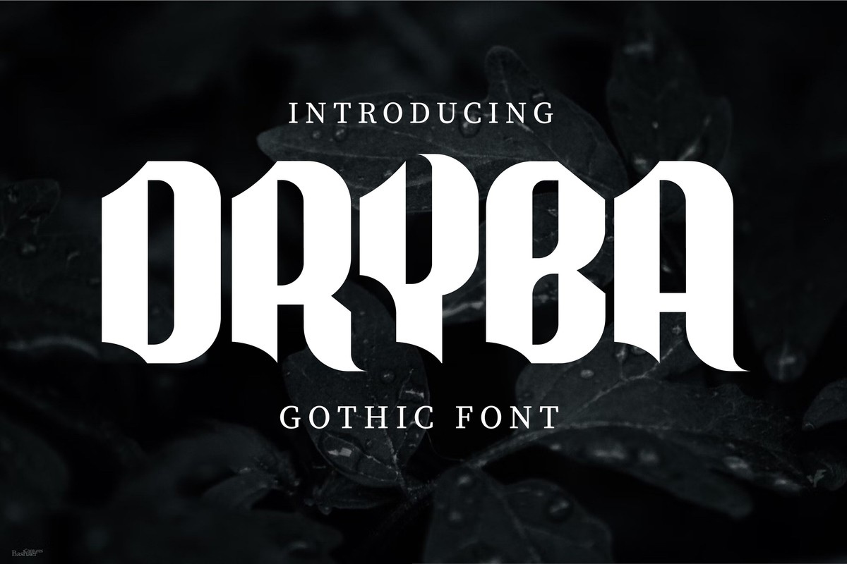 Dryba Font preview