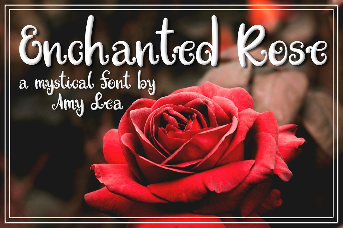 Enchanted Rose Font preview