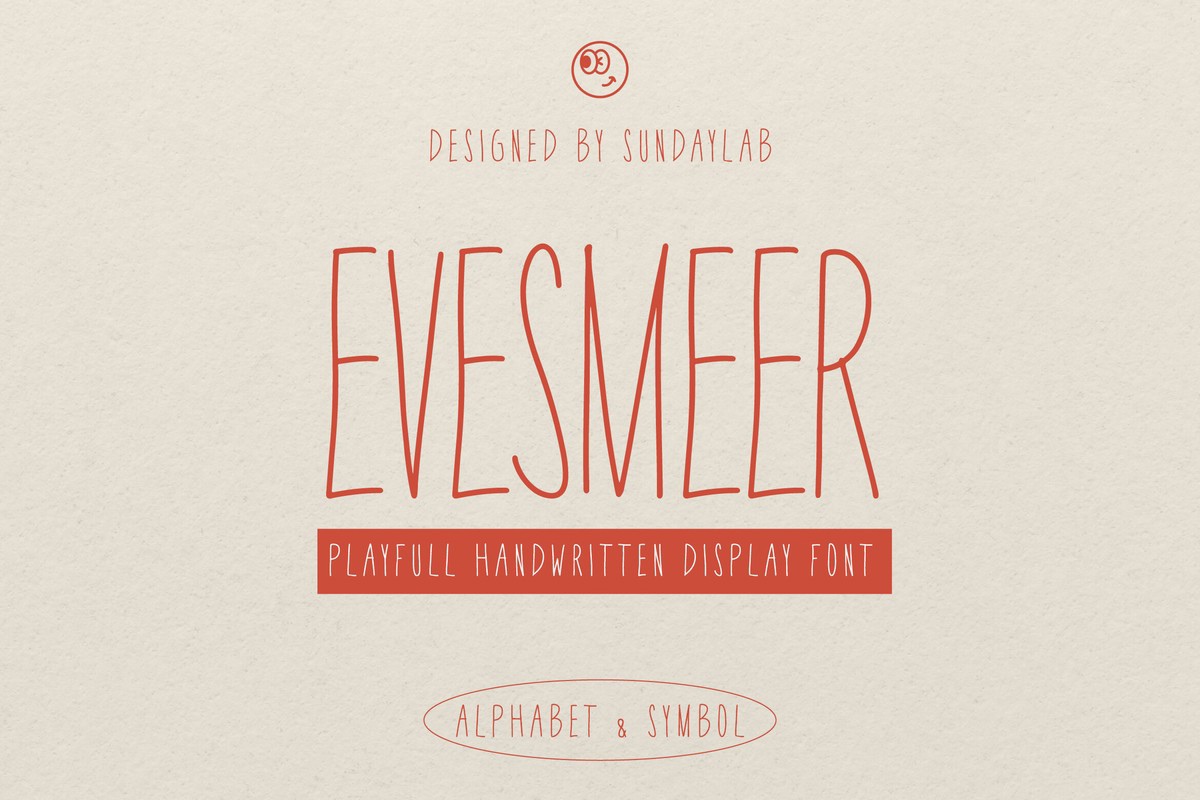 Evesmeer Font preview