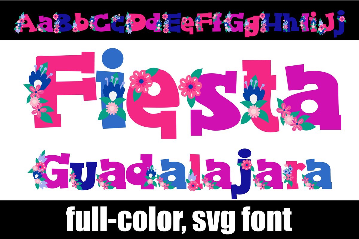 Fiesta Guadalajara CF Font preview