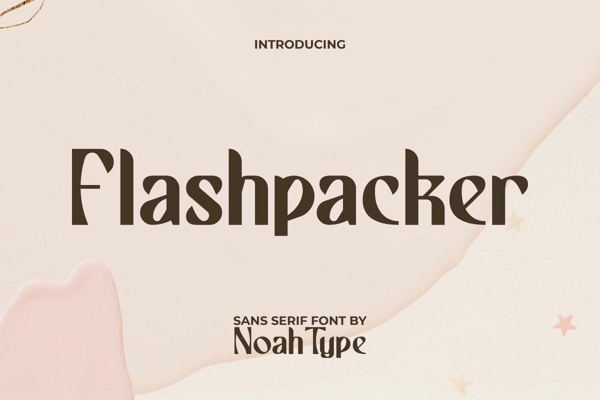 Flashpacker Font preview