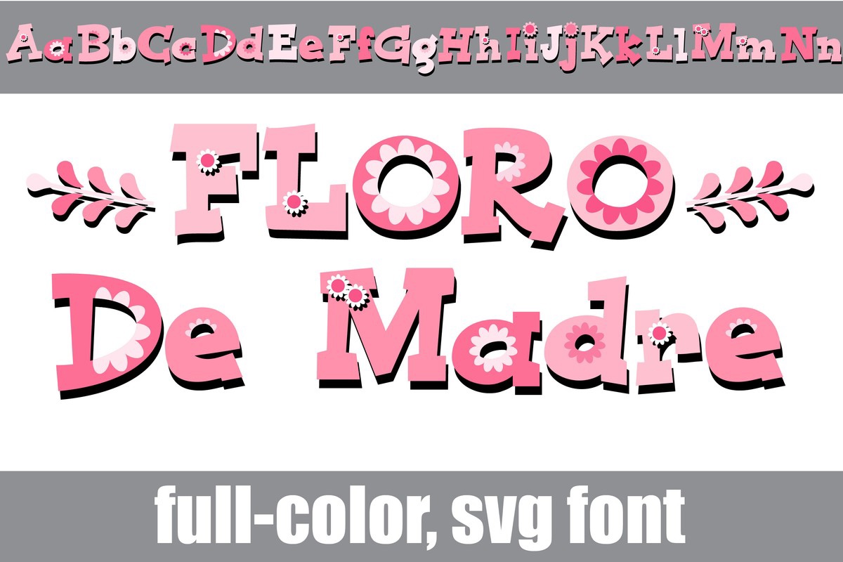 Floro De Madre CF Font preview